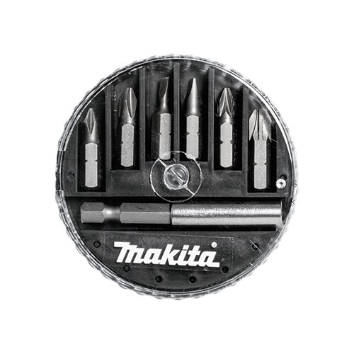 Makita 7-delni komplet 25mm bit nastavaka (ph,sl,pz) + adapter D-73271 Slike
