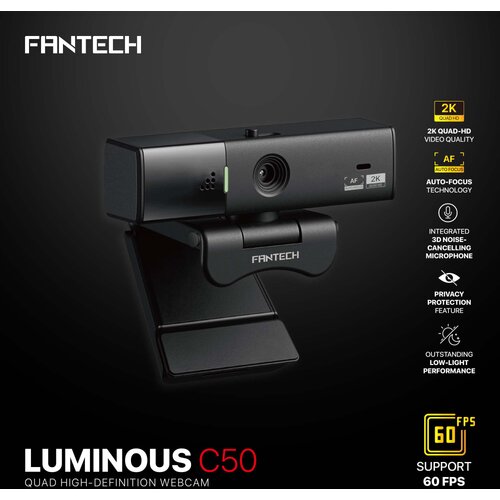 Fantech Web kamera C50 Luminous crna Cene