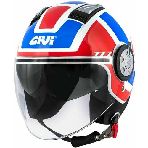 Givi 11.1 Air Jet R-Class Matt Black/Titanium/White L Kaciga Slike