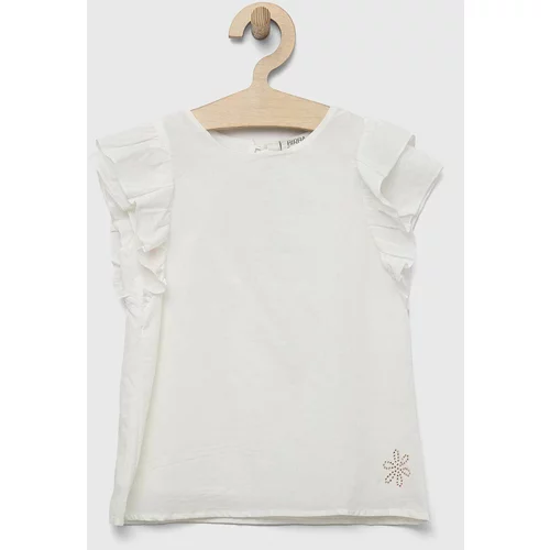 Birba&Trybeyond Otroška bombažna majica bela barva