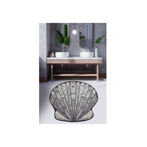 Lessentiel Maison Maris prostirka za kupatilo, 120cm, sivo-bijela Cene