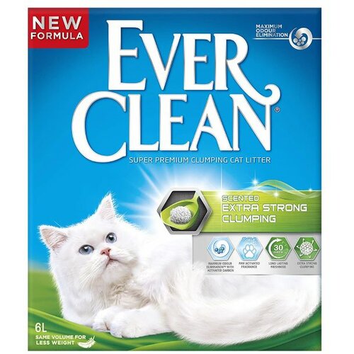 Everclean cat extra strong scented posip 6l Slike