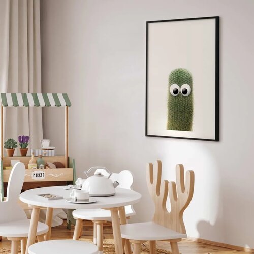  Plakat Prickly Friend 21x30 Crni okvir s margom Cijene