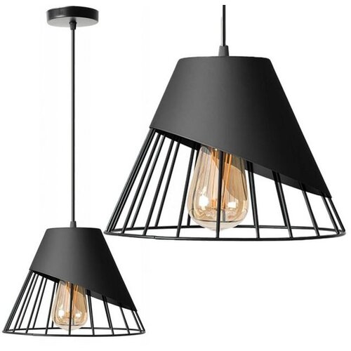 Toolight svjetiljka stropno viseće sjenilo metalno crno APP227-1CP Cijene