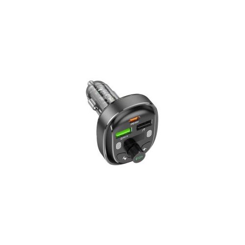 FM transmiter Bluetooth sa USB+Type-C punjaćem BOROFONE BC47 Might PD30W+QC3.0 car jazz metal gray Cijene