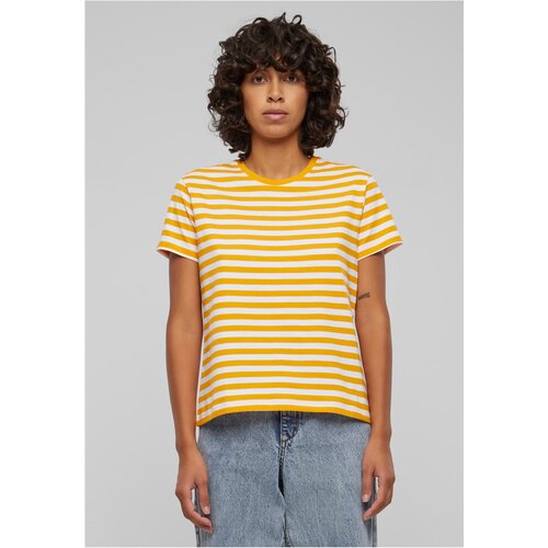 Urban Classics Women&amp;#039;s basic striped T-shirt white/magicmango Slike