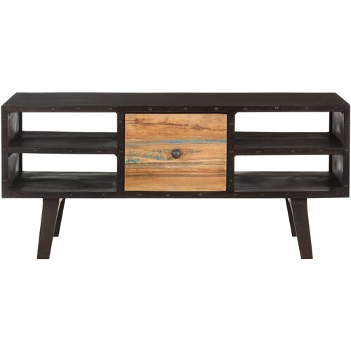 Maison Chic Klubska mizica - kavna mizica - Nizka mizica 100x50x45 cm trden predelan les, (21754006) Cene