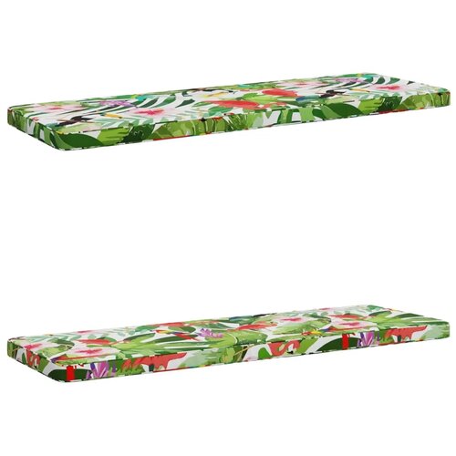  Jastučići za klupe - 2 dijela VUGHT 2 kom. 100% poliester - Vi&amp;scaron;ebojna (poliester) 150 x 50 cm 2 Slike