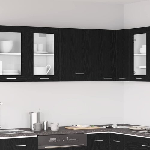 Viseći ormarić Crni hrast 50 x 31 x 60 cm Konstruirano drvo Cijene
