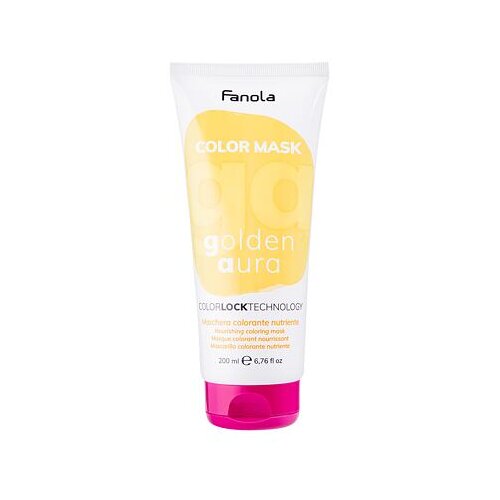 Fanola Color Mask barva za lase za barvane lase za svetle lase za vse vrste las 200 ml odtenek Golden Aura Cene