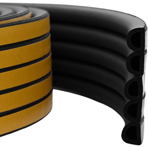  Samoljepiva brtvila za prozore Crna 14 x 12 mm 25 m EPDM pjena Slike