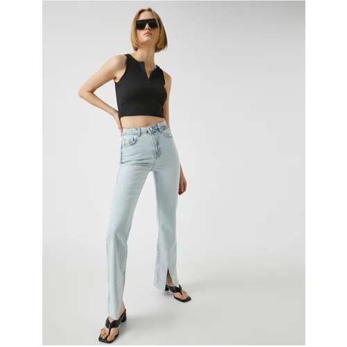 Koton Standard Waist Jeans - Slim Flare Fit Jeans