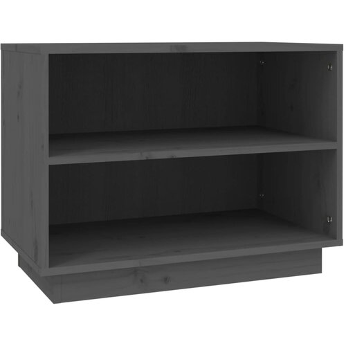 Maison Chic Omarica za obutev - Kopa za čevlje siva 60x34x45 cm trdna borovina, (21777706) Cene