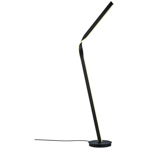 CINQUE Crna LED stojeća svjetiljka s metalnim sjenilom (visina 181 cm) Cicenza &amp;ndash; Slike