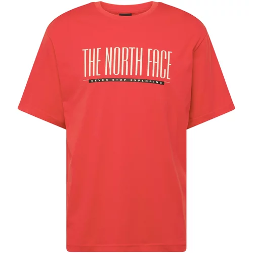 The North Face Majica 'EST 1966' živo rdeča / črna / bela