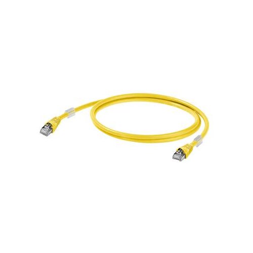 Weidm&amp;uuml;ller 1251580020 RJ45 omrežni kabel\, Patch kabel CAT 6a S/FTP 2.00 m rumena UL-certificirano 1 kos, (20530658) Slike