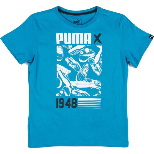 Puma Dečija majica STYLE ICON GRAPHIC 836683-10 Siel plava Slike