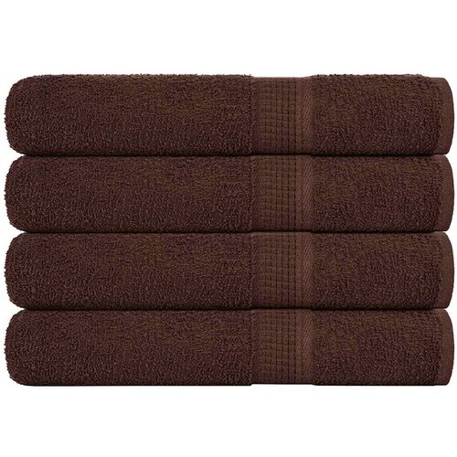 vidaXL Brisače 4 kos rjava 100x200 cm 360 g/m² 100% bombaž Cene