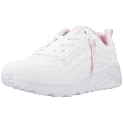 Skechers Modne superge UNO LITE - EASY ZIP Bela