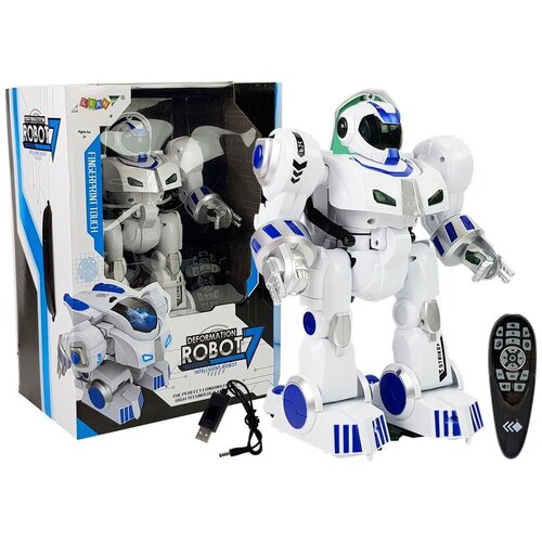  Interaktivni robot na daljinsko upravljanje Fingerprint K4 - bijelo/plavi Slike