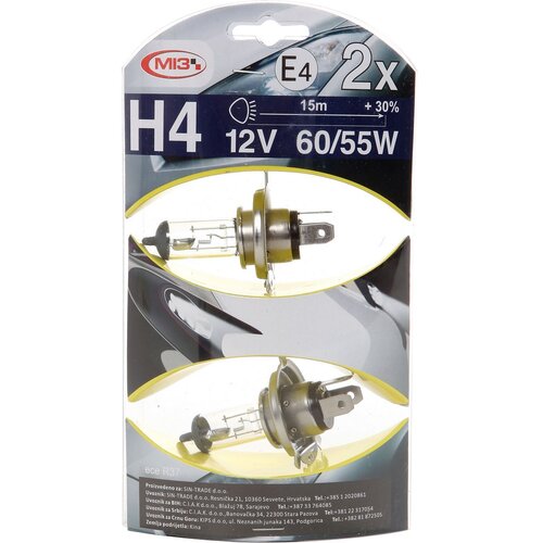 Mi 3 Žaruljice H4 12V 60/55 W 2/1 Cijene