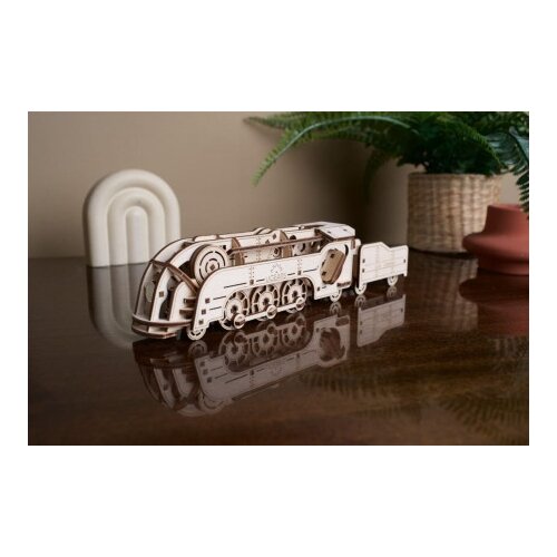UGEARS 3d mehanička puzzla - MINI LOKOMOTIVA ( 7136) Slike