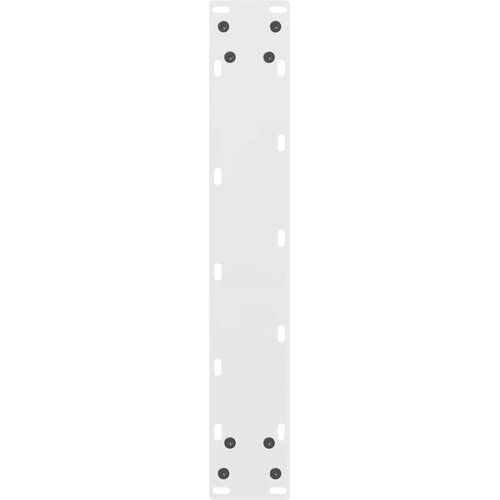  Noge za barsko mizo bele barve 2 kosa 40 x (110-111) cm jeklo Slike