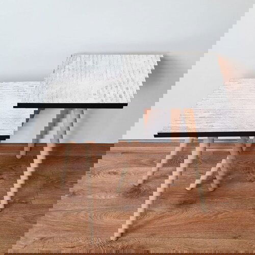 Hanah home 2Shp68 - white white nesting table (2 pieces) Cene