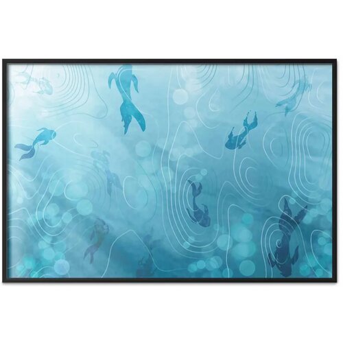  Plakat - Japanese Pond 42x29.7 Crni okvir Slike