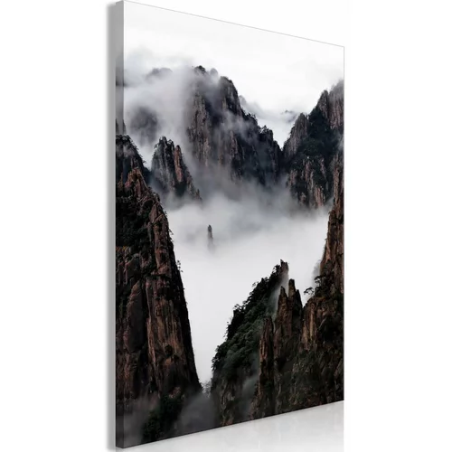  Slika - Fog Over Huang Shan (1 Part) Vertical 80x120