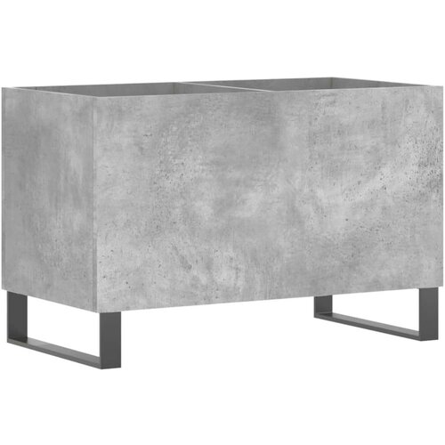 vidaXL Omarica za gramofonske plošče betonsko siva 74,5x38x48 cm les Cene