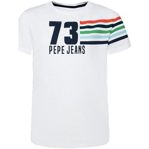 Pepe Jeans Majice s kratkimi rokavi - Bela Cene