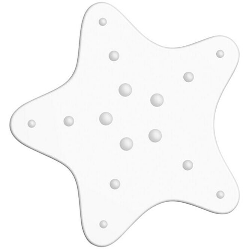 Zvezda podloga za kadu (5 kom., pvc, bijele boje) Slike