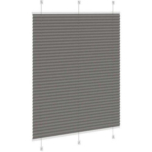  Plisirana roleta antracit 110x150 cm &amp;scaron;irina tkanine 109,4 cm Slike