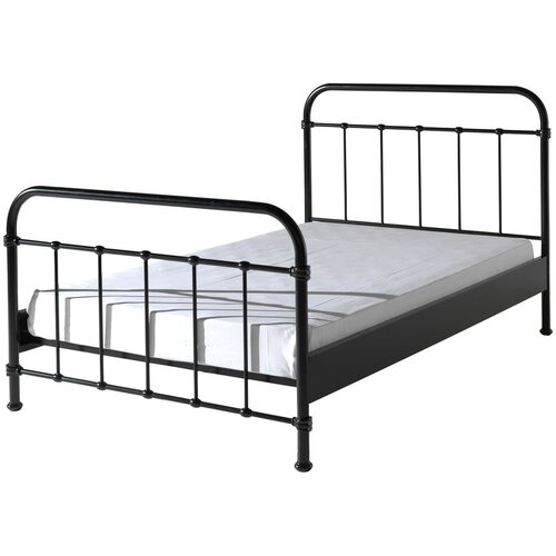 Vipack crni metalni dječji krevet New York, 120 x 200 cm Slike