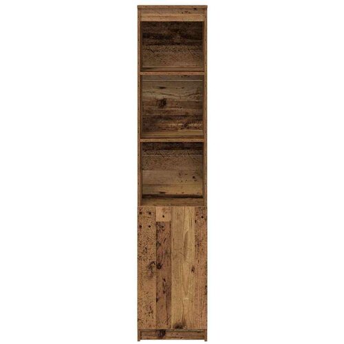 VidaXL Visoka omara starinski les 37,5x35x180 cm inženirski les Slike