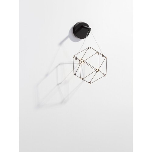 Nova Luce Crna LED zidna lampa aluminijska Nebula &amp;ndash; Slike