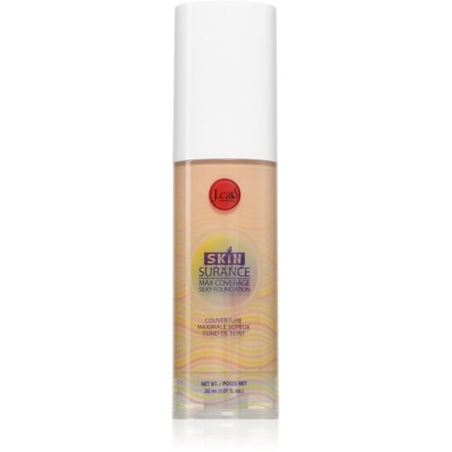 J.Cat Beauty Skinsurance dolgoobstojni tekoči puder odtenek 109 Soft Taupe 30 ml Slike