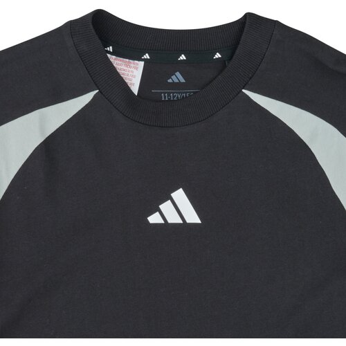 Adidas Majice s kratkimi rokavi Seasonal Essentials Colorblock T-Shirt Kids Črna Slike