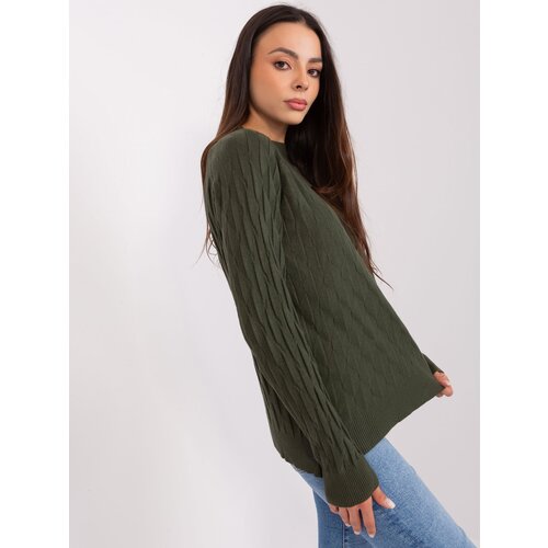 Wool Fashion Italia Sweater-AT-SW-2326.37X-dark khaki Cene