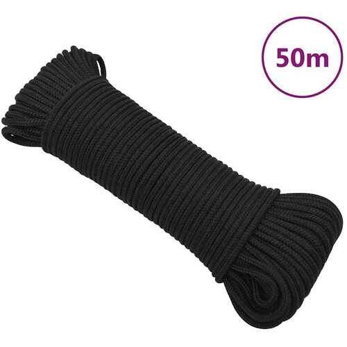  Brodski konop tamnocrni 5 mm 50 m od polipropilena Slike