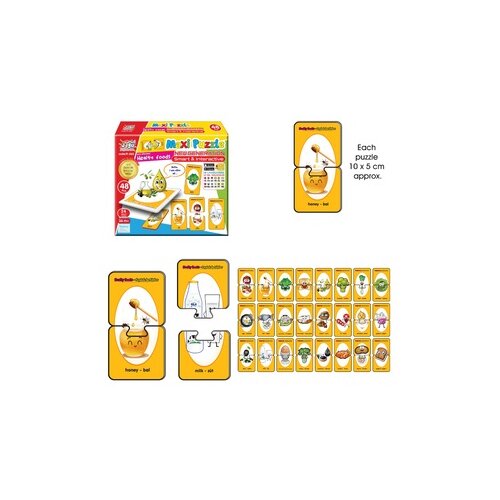  Jagu maxi puzzle Hrana 48 kom Slike