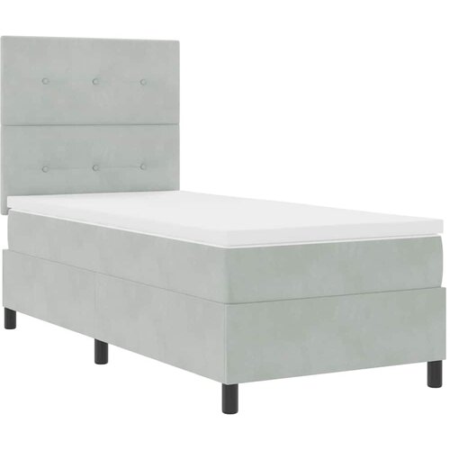  s opruga kutije Svijetlo siva 90 x 200 cm Bar&amp;scaron;un Slike