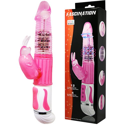  Roze multifunkcionalni vibrator sa perlama Cene