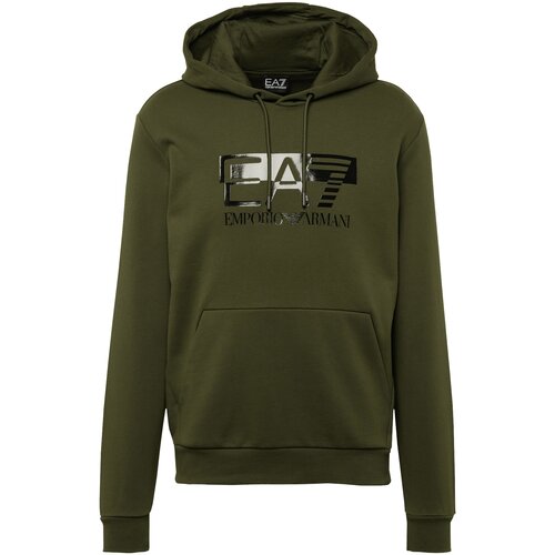 Ea7 Emporio Armani Majica bež / oliva / črna Slike