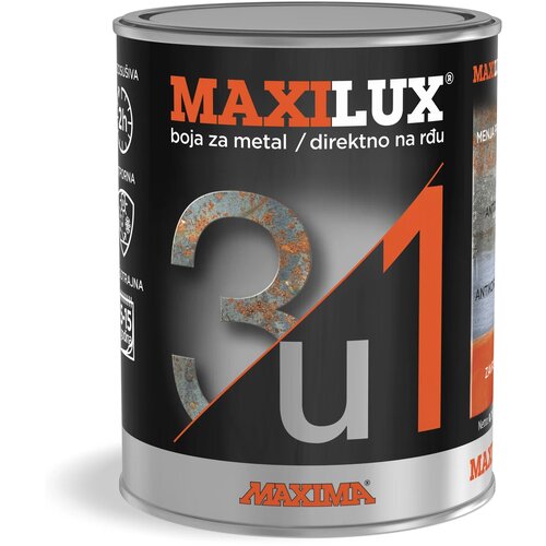 Maxima MAXILUX 3u1 0,75l Crna mat Cene