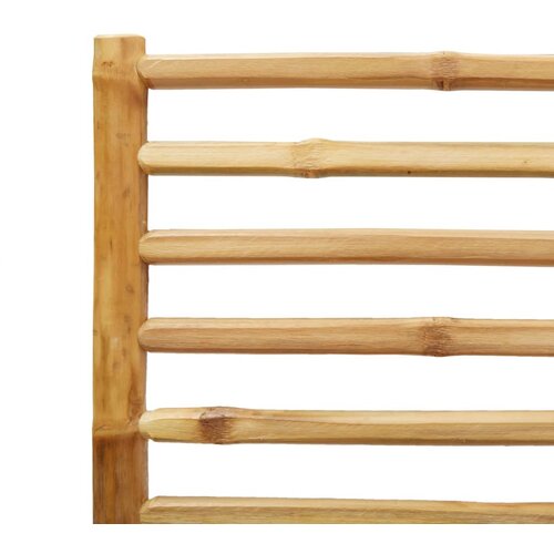  Sklopive vrtne stolice 6 kom 43 x 54 x 88 cm od bambusa Slike