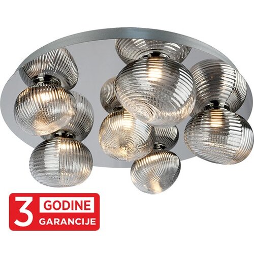 Mitea Lighting led plafonska lampa hrom prisma MAC9401-6 6x4W 220~240V 3000K + smoky smd 3Y Cene