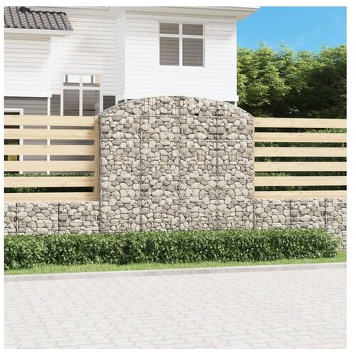 Gabionska ko&scaron;ara s lukom200x50x180/200 cm pocinčano željezo Cijene