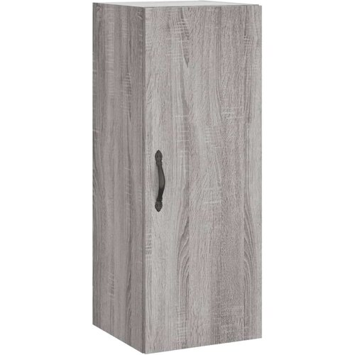 VidaXL Visoka komoda siva sonome 34 5x34x180 cm od konstruiranog drva Slike